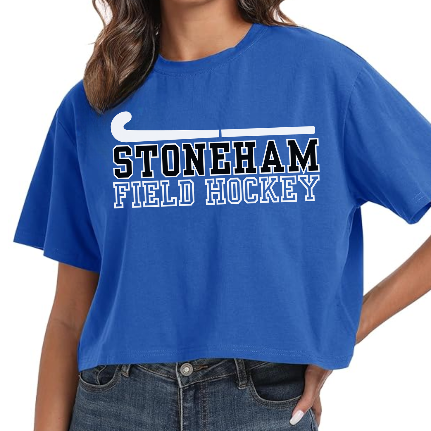 Stoneham Field Hockey Mom Cropped Tee