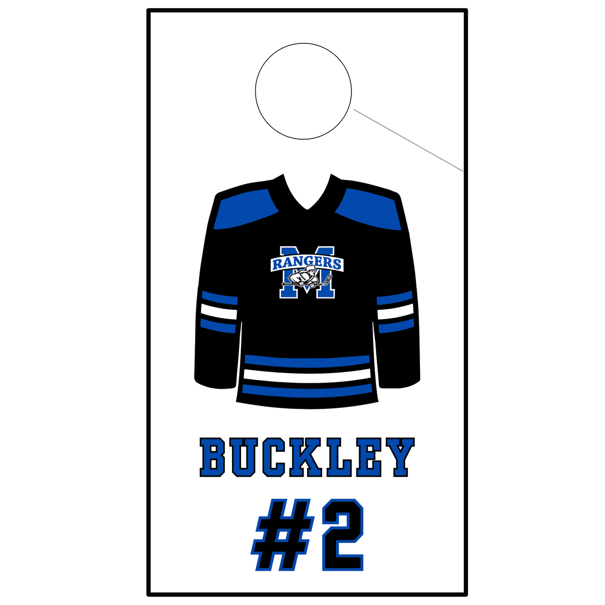 Methuen Youth Hockey Hotel Door Sign