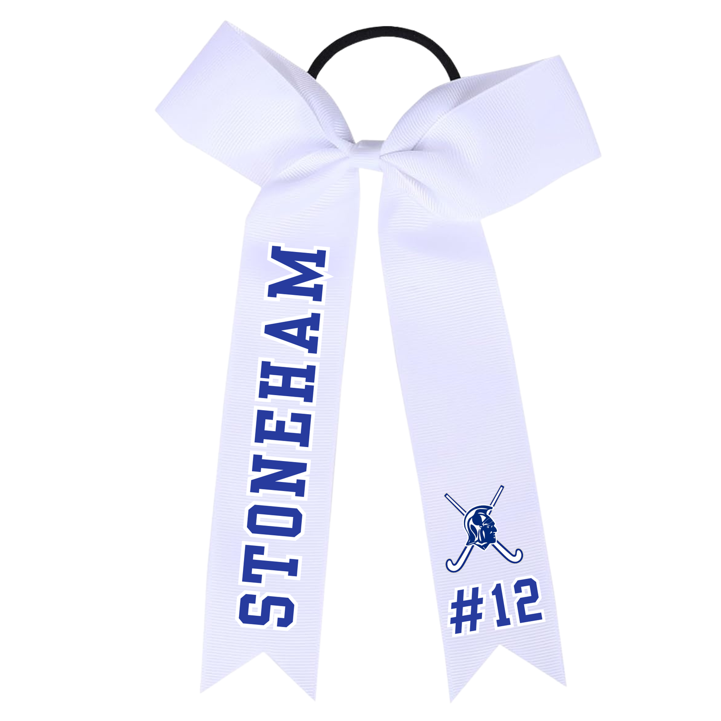 Stoneham Field Hockey Bow With Number