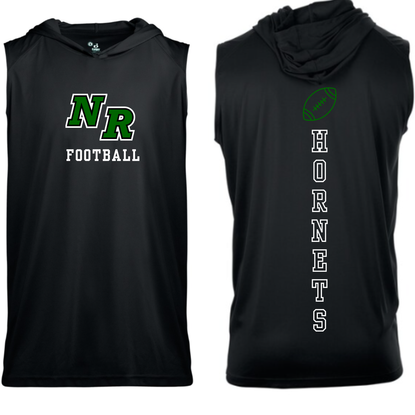 NR Youth Football Registration Drop: Performance Hooded Tank