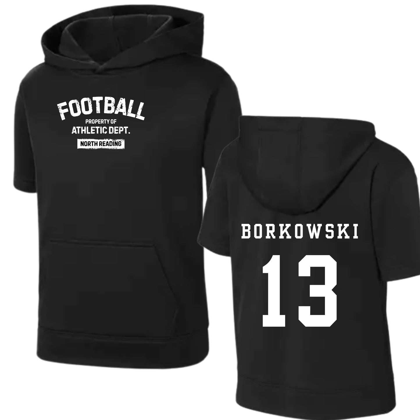 NR Youth Football Athletic Dept. Short Sleeve Hoodie