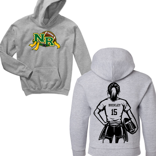 Flag Football Player Hoodie
