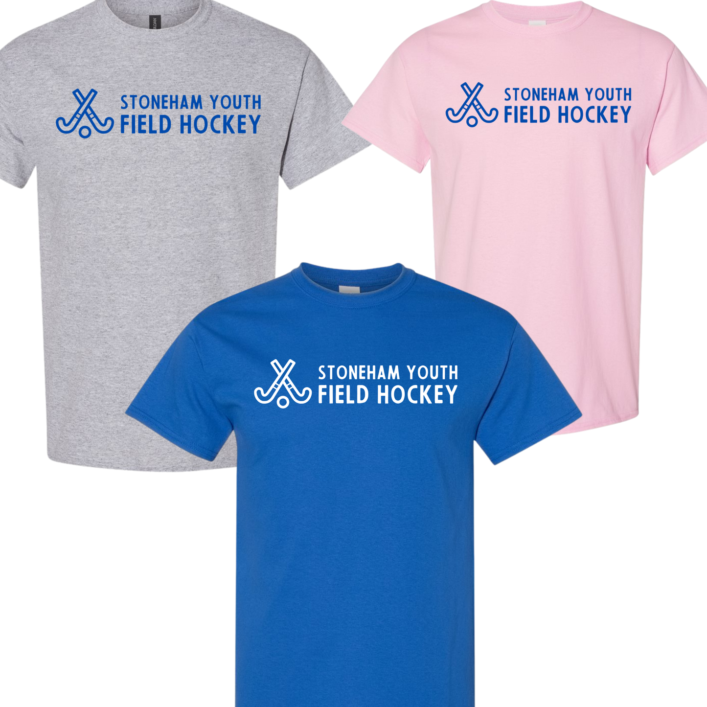 Stoneham Youth Field Hockey Logo Tee