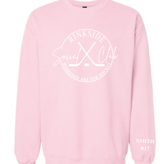 NR Youth Hockey Rinkside Social Club Crew Sweatshirt