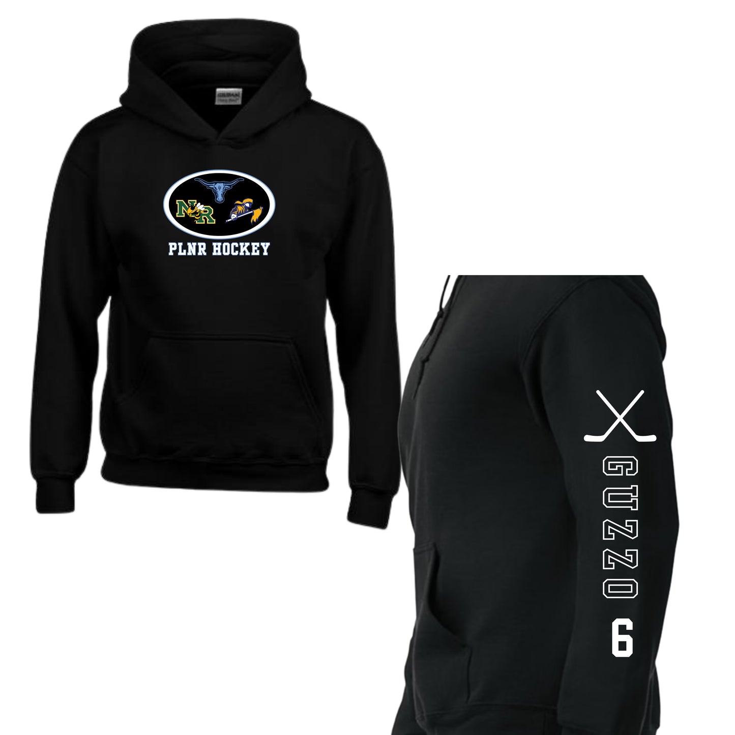 PLNR Hockey Side Sleeve Hoodie