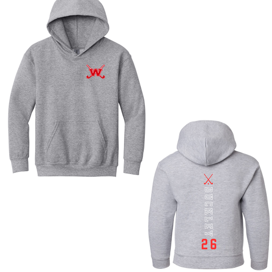 Waltham Field Hockey Name Back Hoodie
