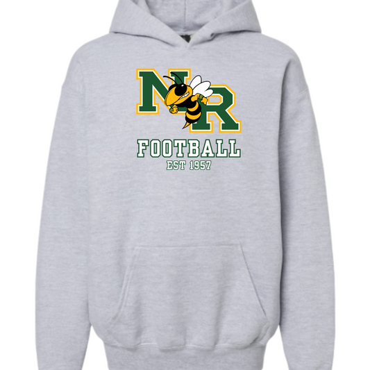NR HS Football - Hornets Logo Hoodie