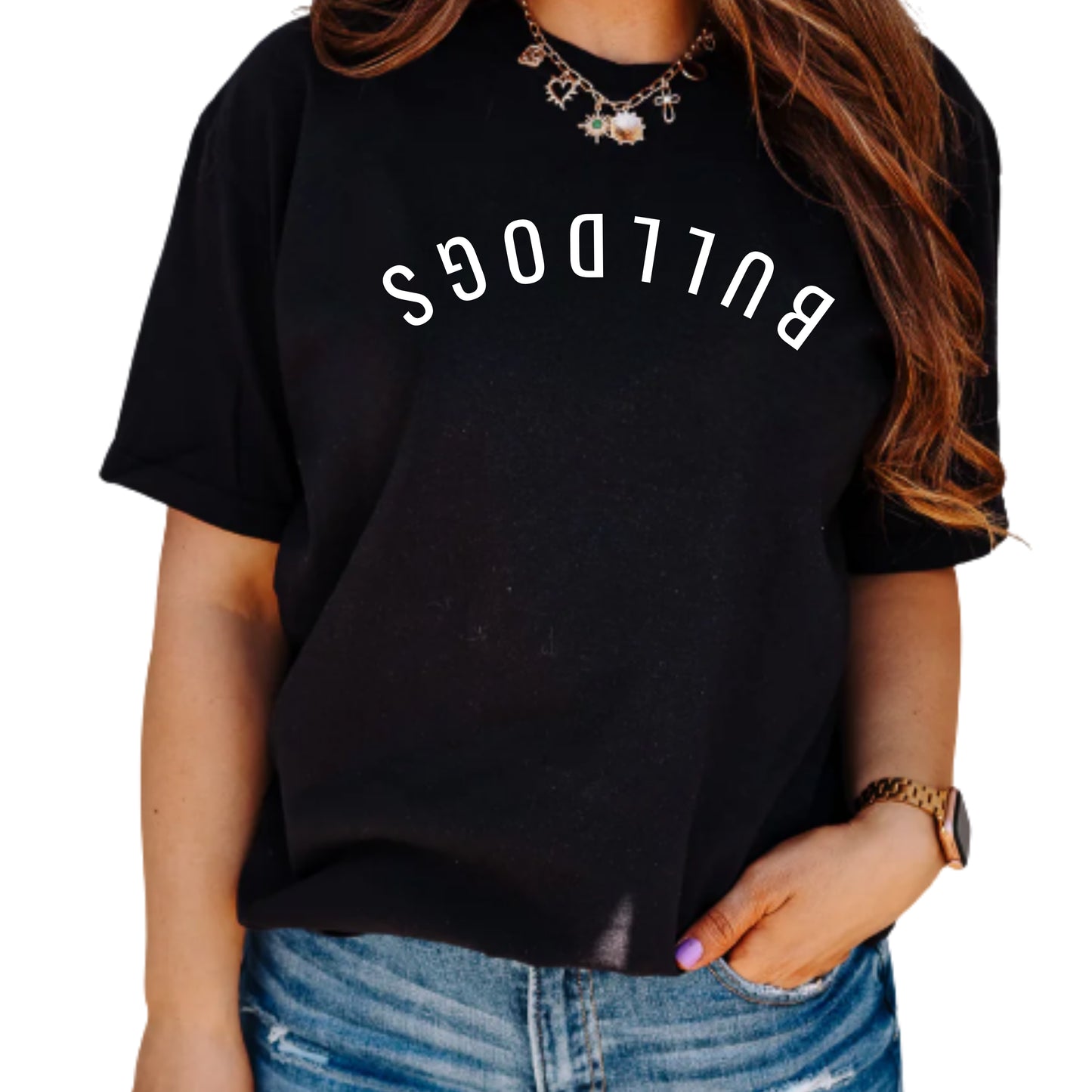 Batch School Upside Down BULLDOGS T-Shirt