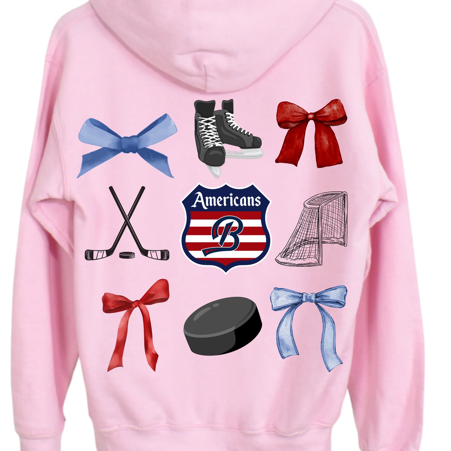 Americans Power Play Pink Hoodie