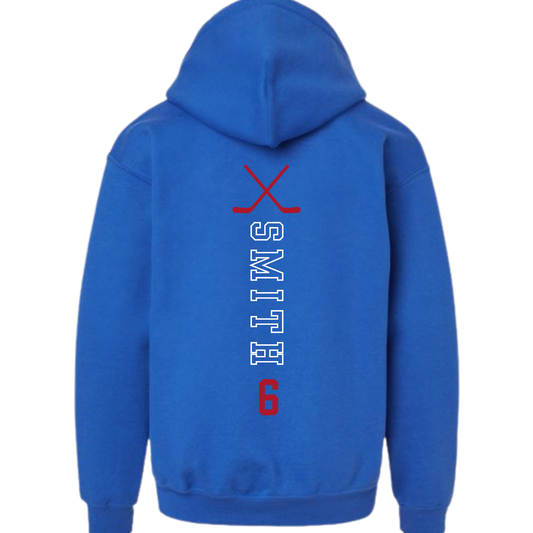 Vipers Name Hoodie- Royal