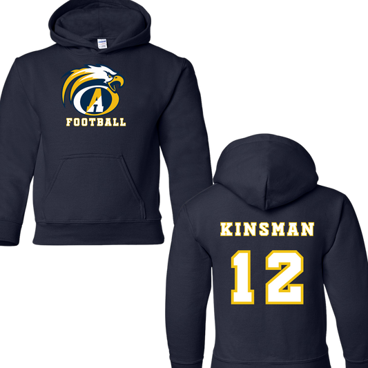Andover Football Classic Hoodie Navy
