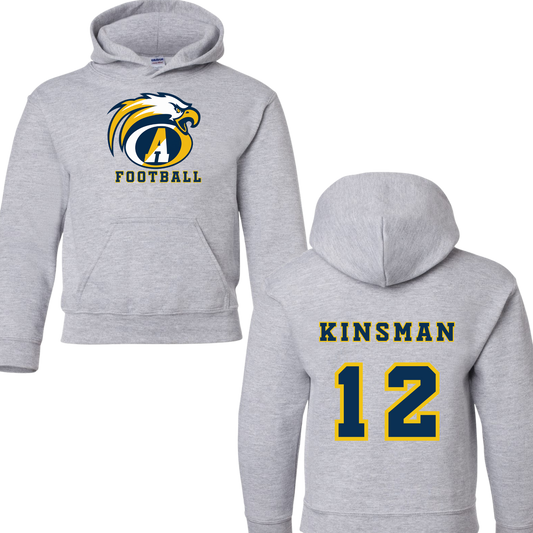 Andover Football Classic Hoodie Grey