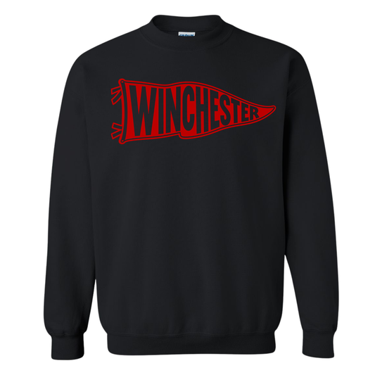 Winchester Pennant Flag Crewneck