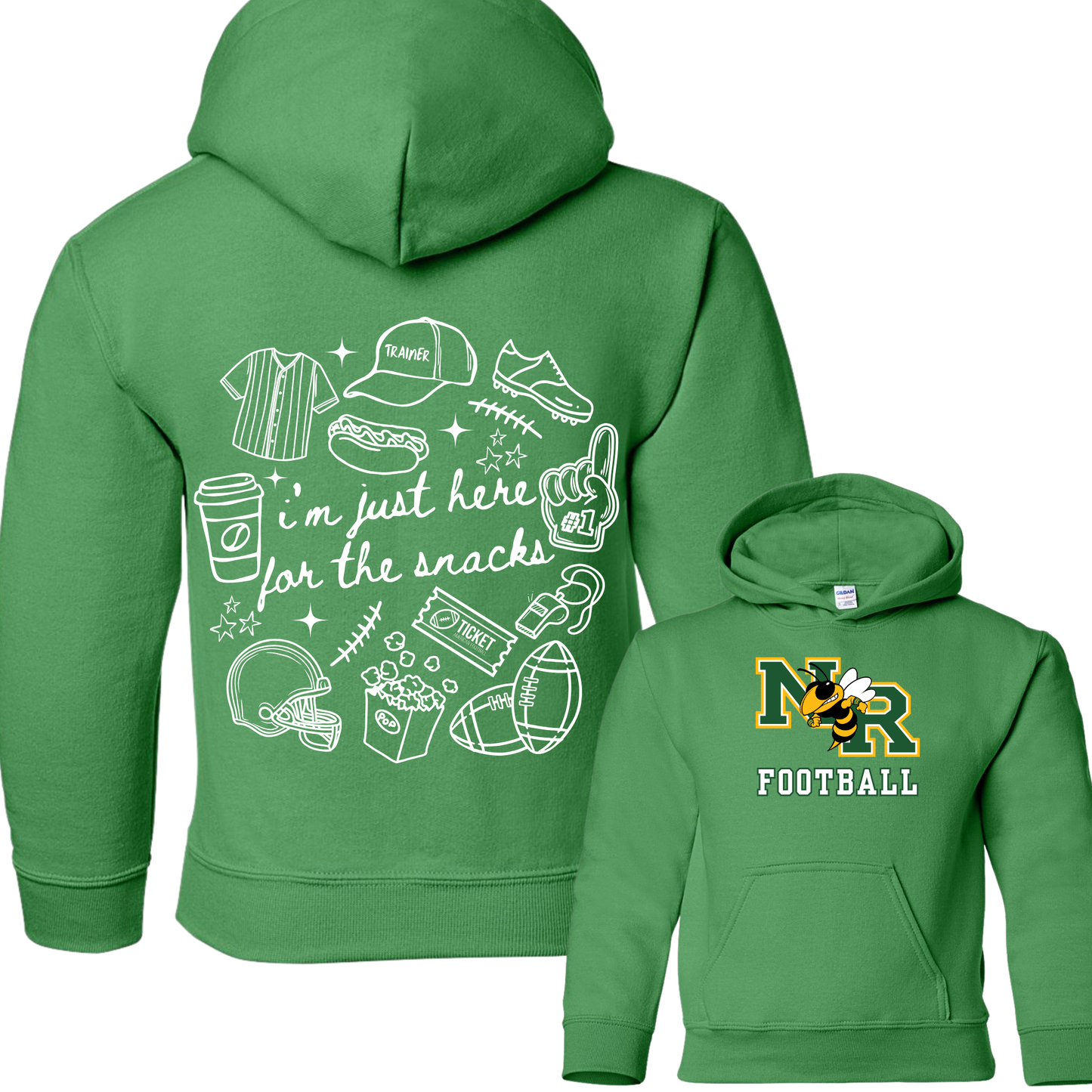 NR Youth Football Sibling Hoodie