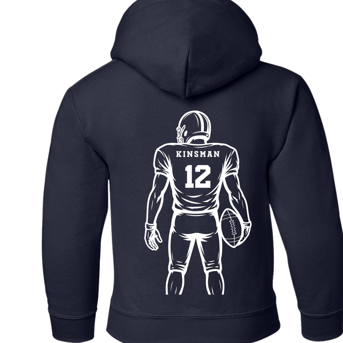 Andover Football Player Hoodie