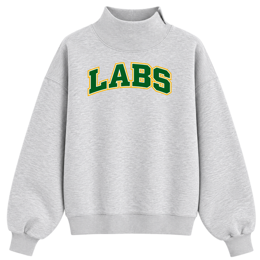 Little School Labs Grey Mockneck