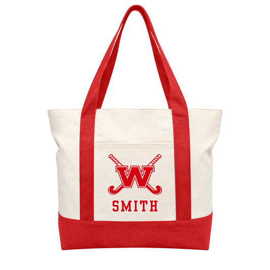 Waltham Field Hockey Tote Bag