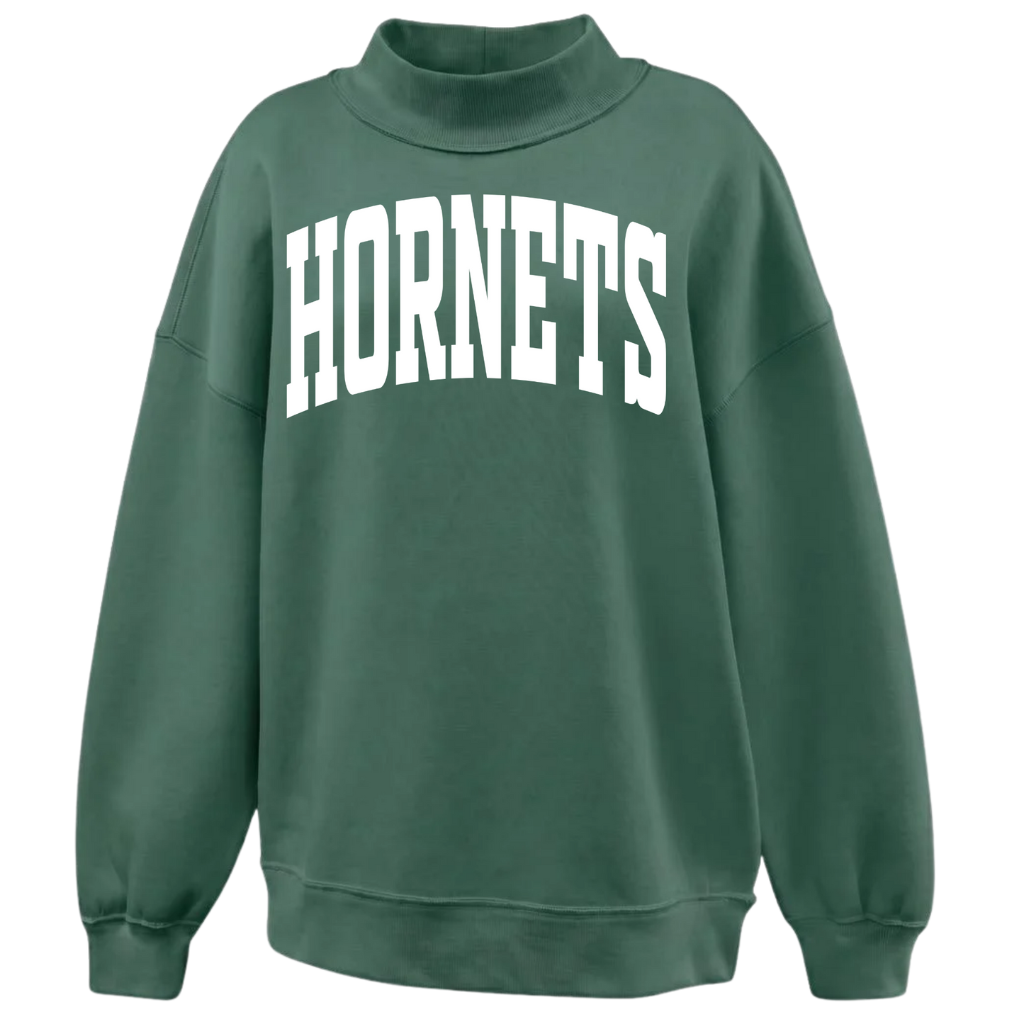 NR High Cheer Mock Neck- Forest Green
