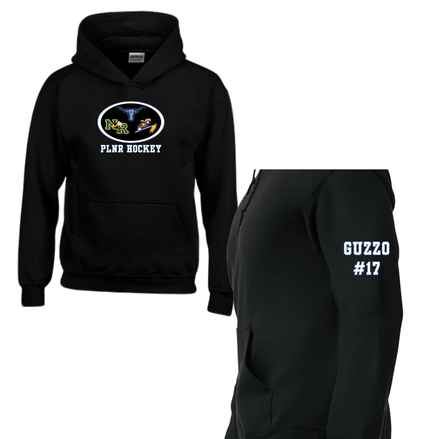 PLNR Hockey Multi Logo Classic Hoodie