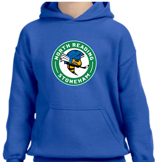 NR/Stoneham Youth Hockey Classic Logo Hoodie- Bright Colors