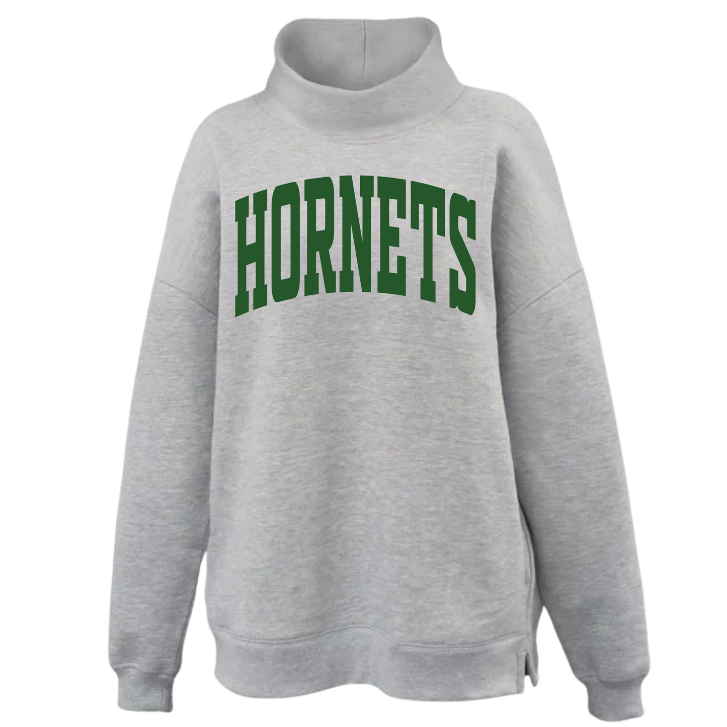 NR High Cheer Mock Neck- Grey