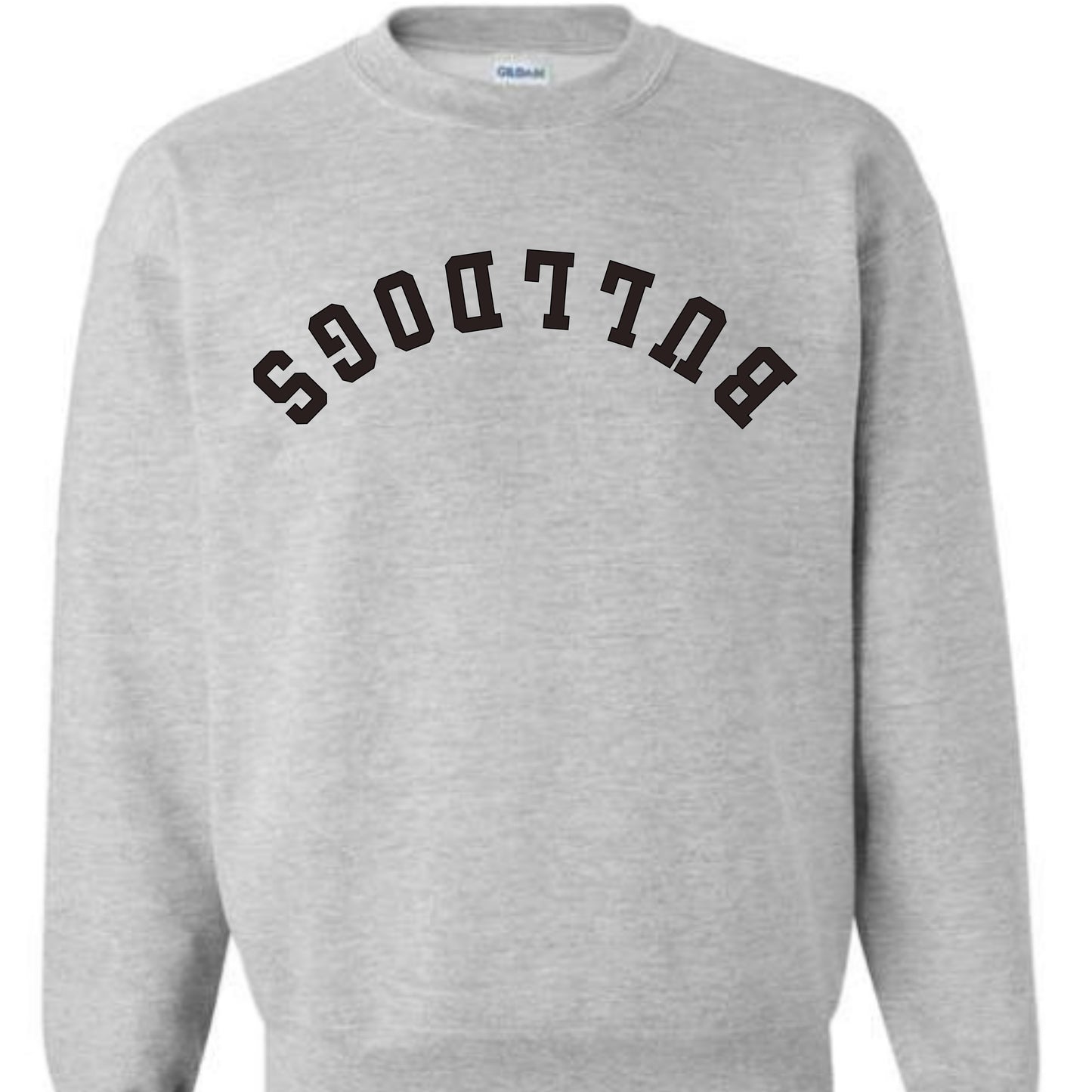 Batch School Upside Down BULLDOGS Crewneck