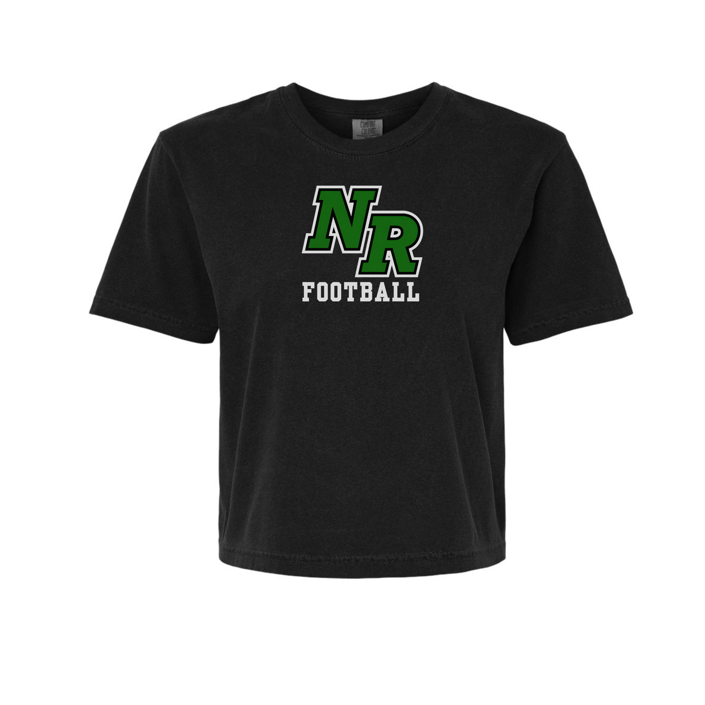 NR Youth Football Mom Cropped Tee- Option 1