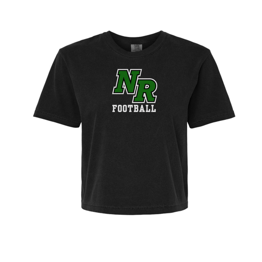 NR Youth Football Mom Cropped Tee- Option 1
