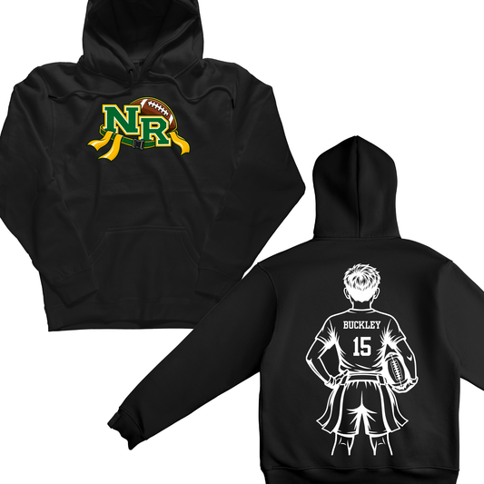 Flag Football Player Hoodie
