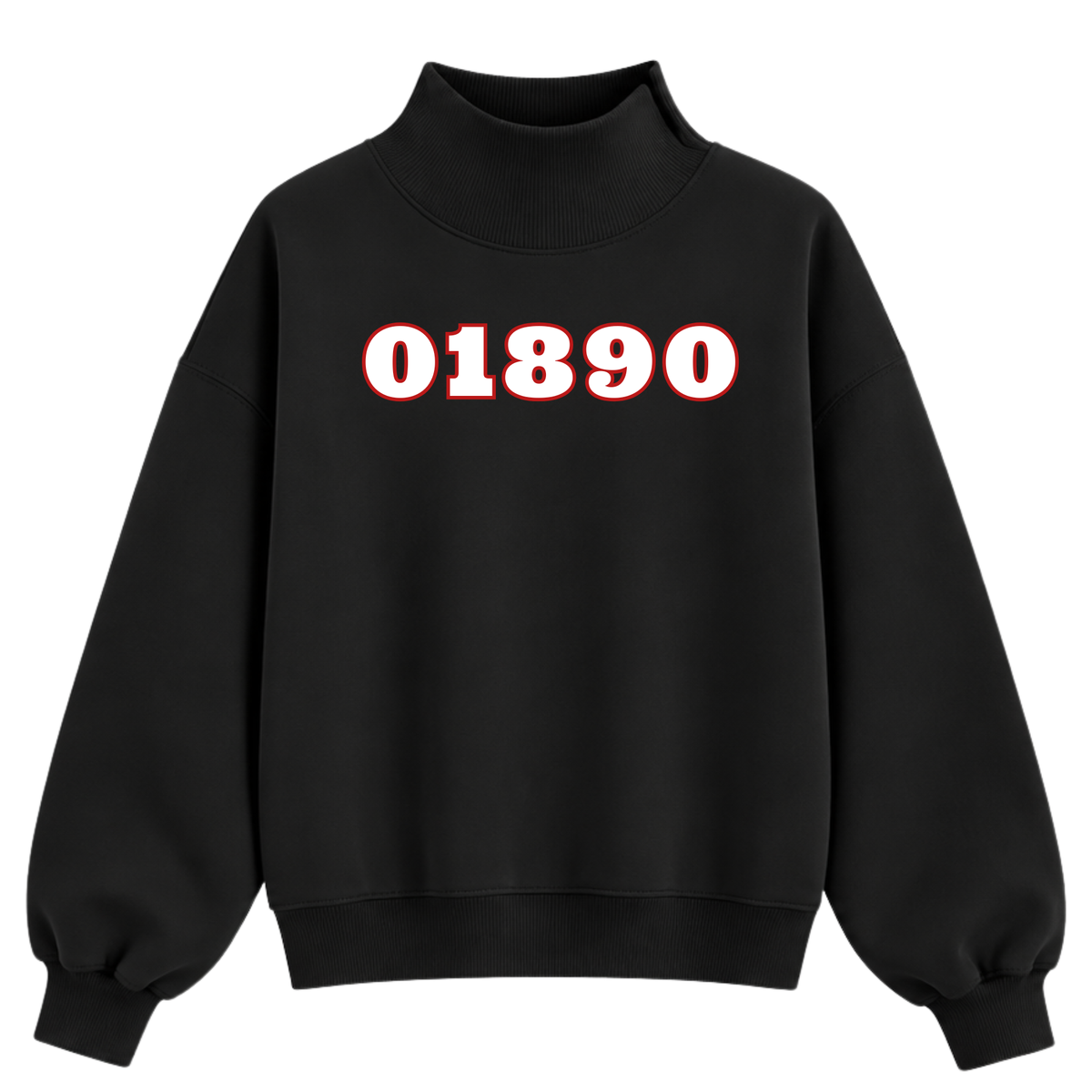 Winchester Zip Code Mock Neck