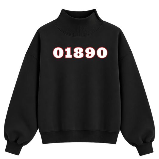 Winchester Zip Code Mock Neck