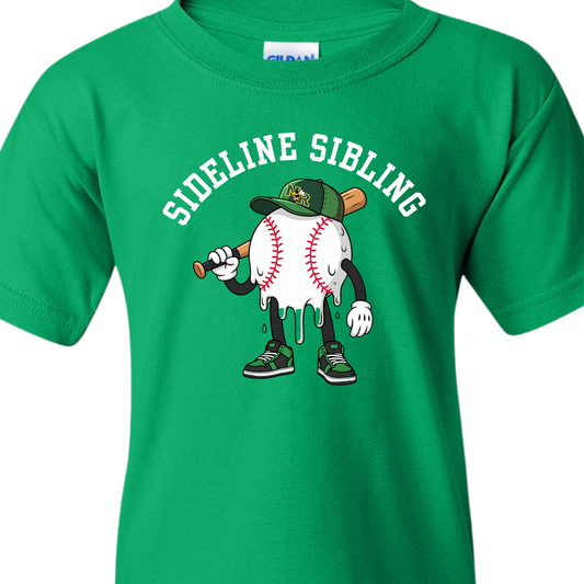 Sideline Sibling Baseball Tee