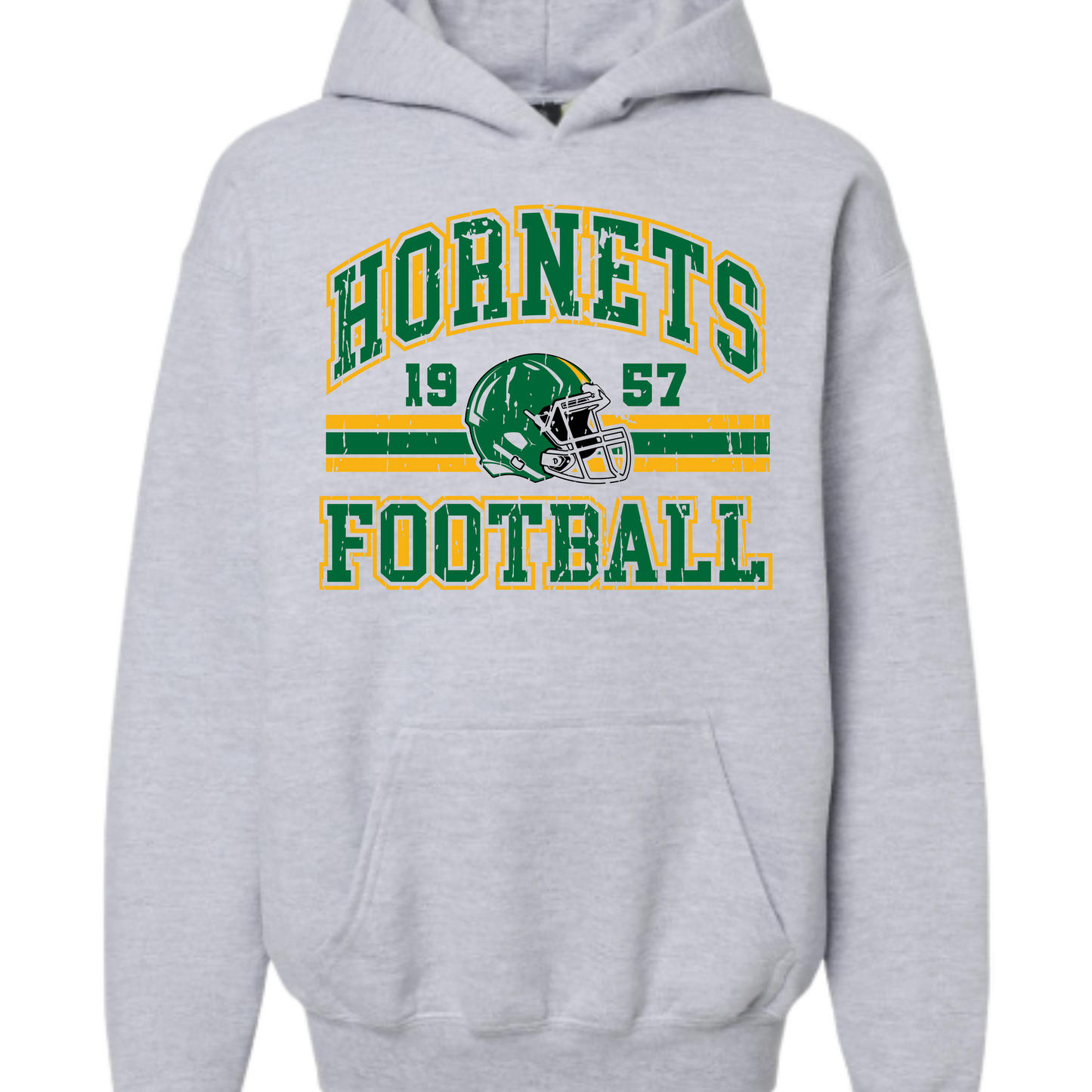 NR HS Football - Classic Hornets Football Hoodie