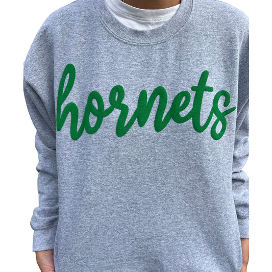 NR Hornets Puff Letting Crew Neck