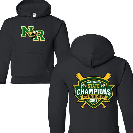 NR High Baseball State Champ Hoodie-NR Logo