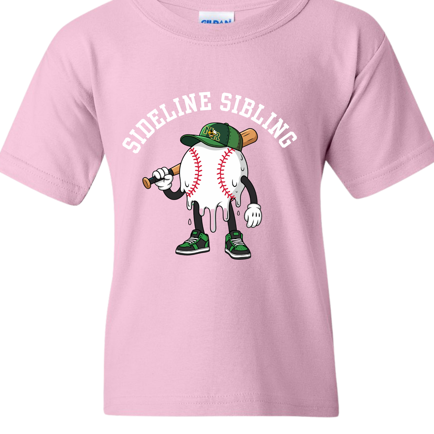 Sideline Sibling Baseball Tee