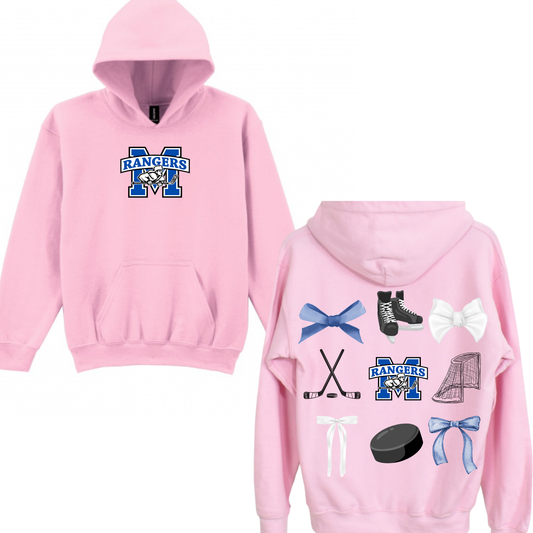 Methuen Youth Hockey Pink Hoodie
