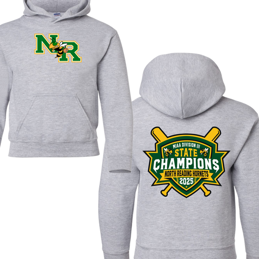NR High Baseball State Champ Hoodie-NR Logo
