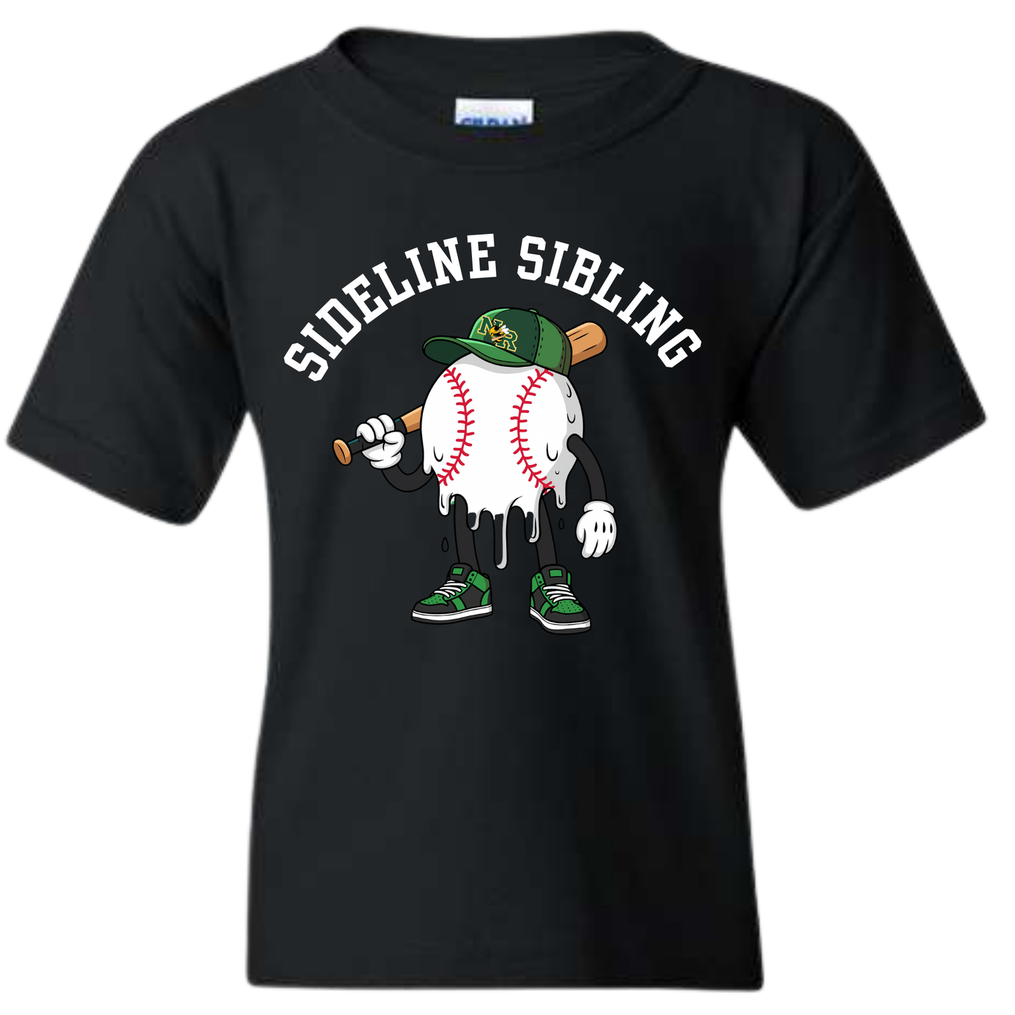 Sideline Sibling Baseball Tee
