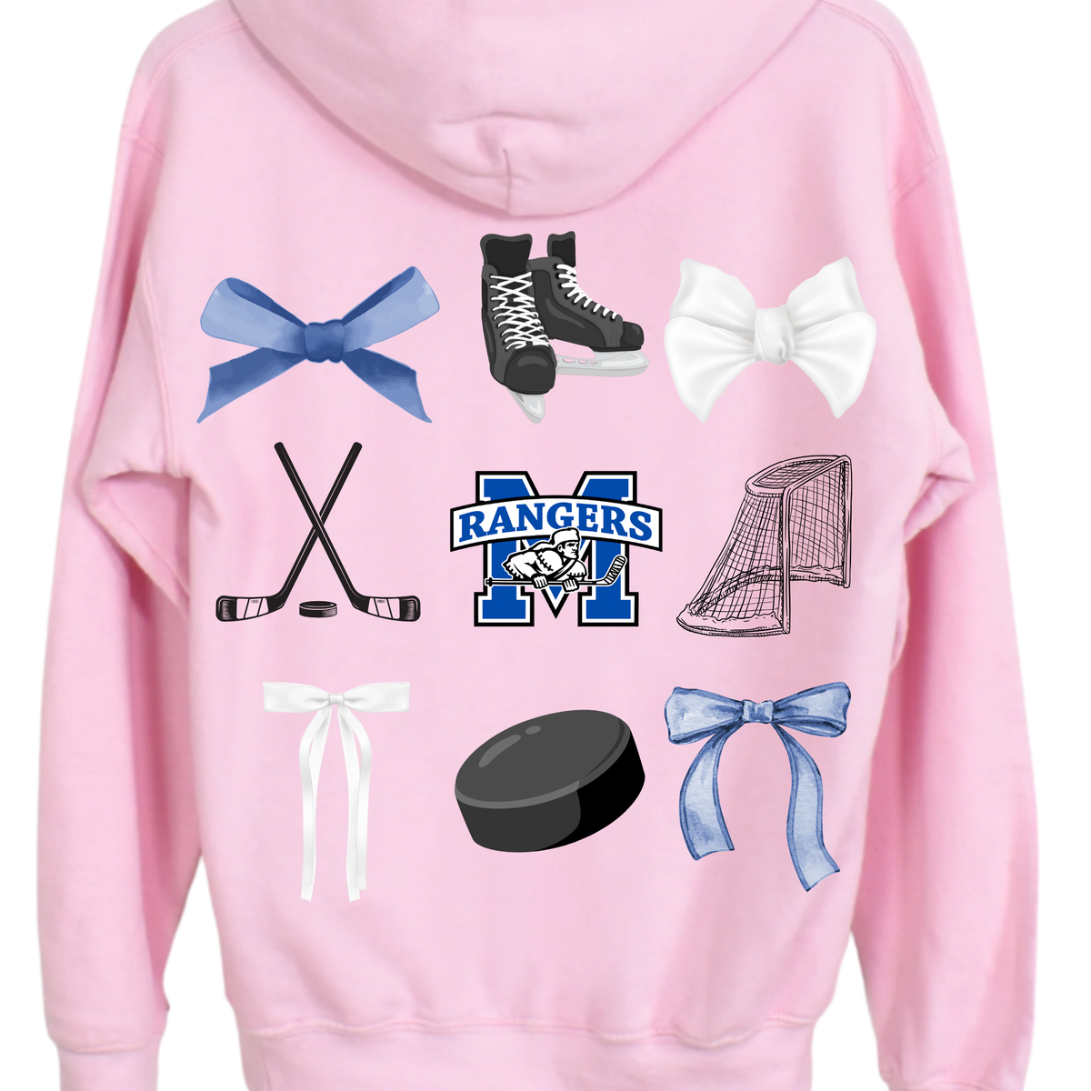 Methuen Youth Hockey Pink Hoodie