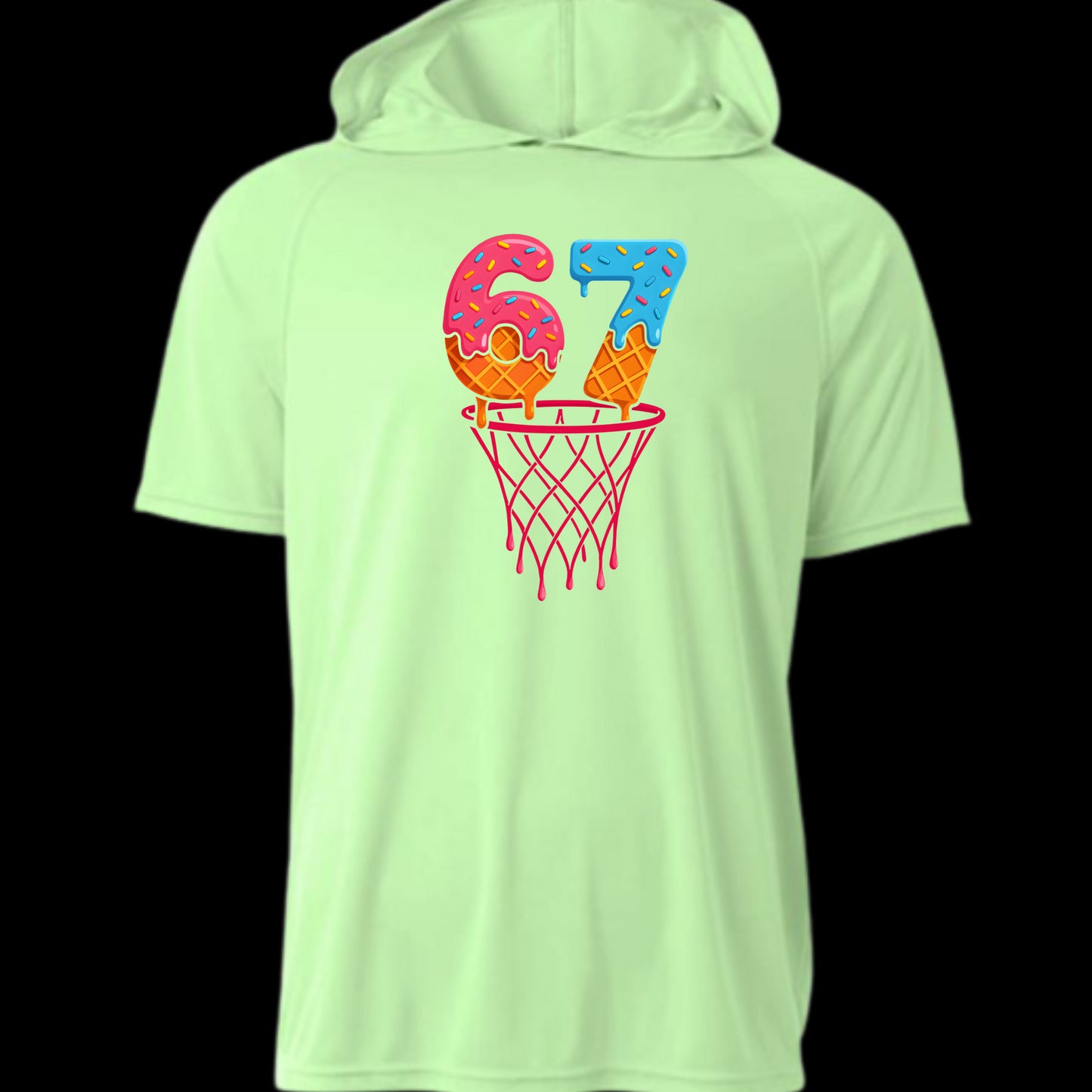 6 7 Basketball Net Performance Short Sleeve