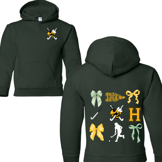 NR Youth Field Hockey Bow Hoodie