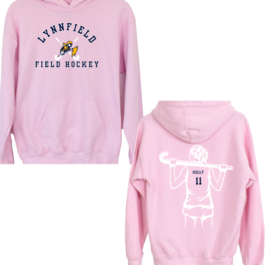 Lynnfield Field Hockey Player Hoodie