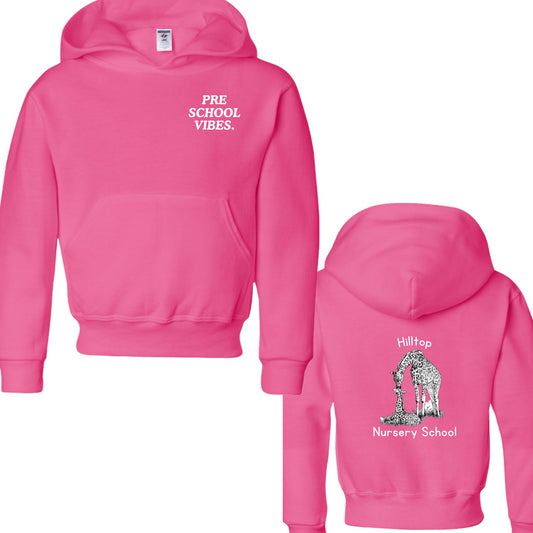 Hilltop Pre School Hoodie Pink