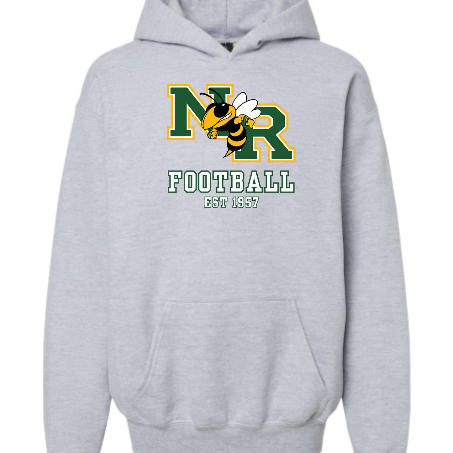 NR HS Football - Hornets Logo Hoodie