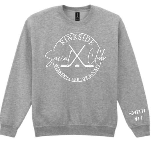 NR Youth Hockey Rinkside Social Club Crew Sweatshirt