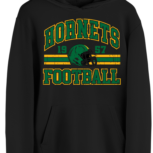 NR HS Football - Classic Hornets Football Hoodie