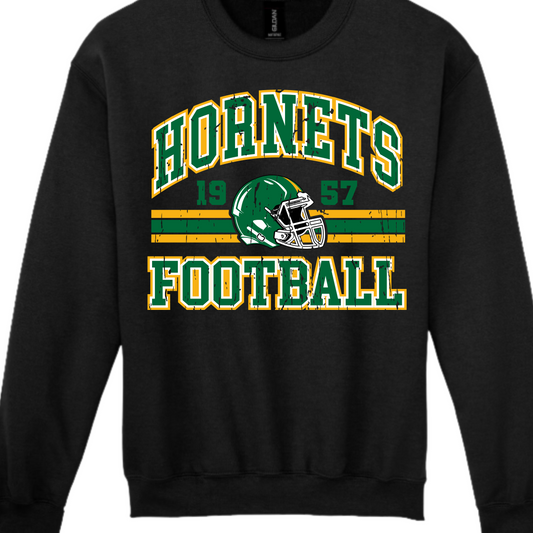 NR HS Football - Hornets Football Crewneck Sweatshirt