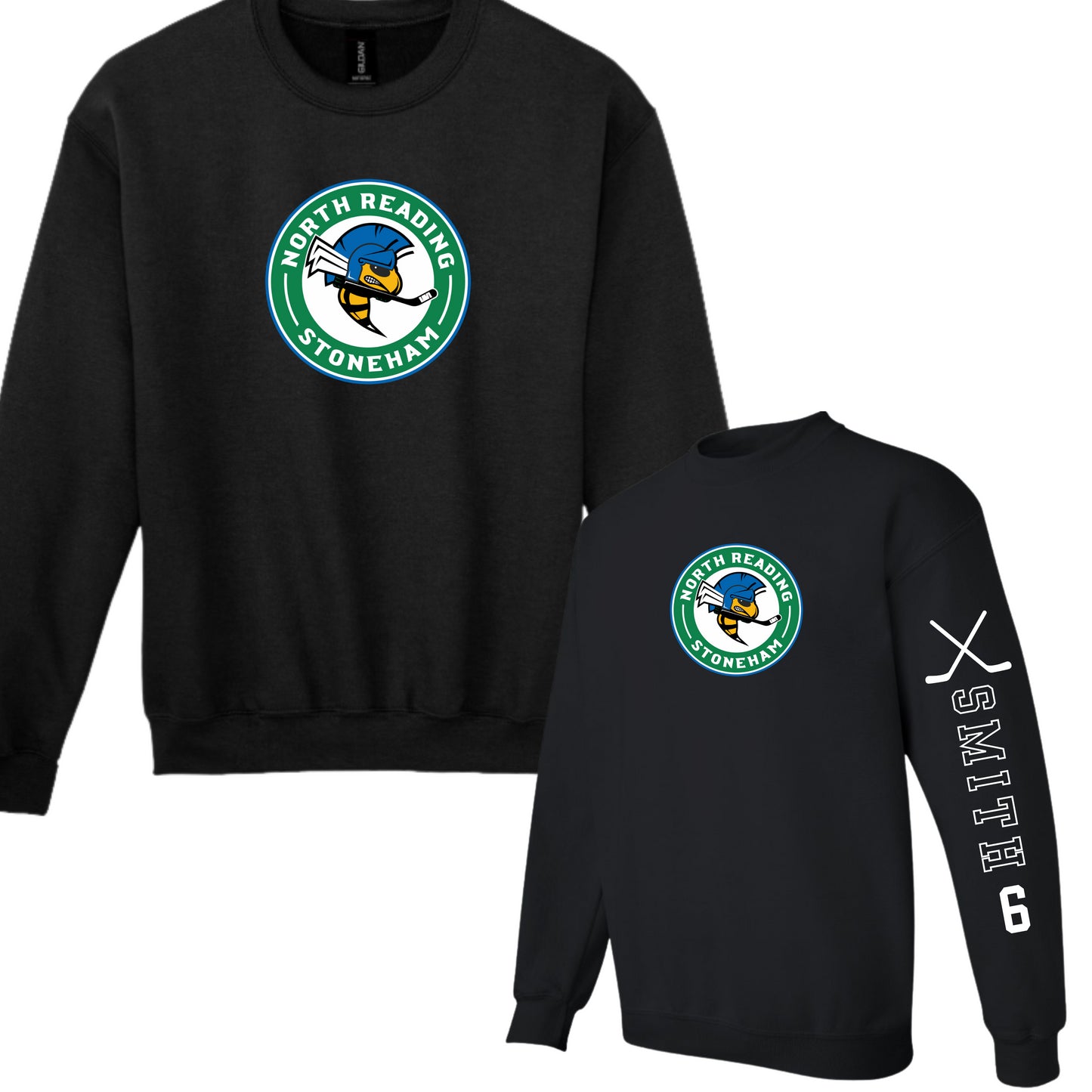 NR/Stoneham Name Sleeve Crew