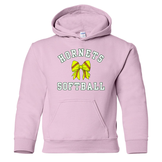 NR Softball Bow Hoodie